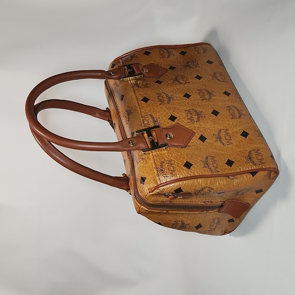MCM Bags Authentic Mcm Monogram Vintage Speedy Bag Cognac Visetos